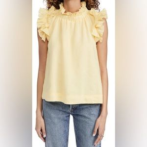 Sea ny yellow blouse